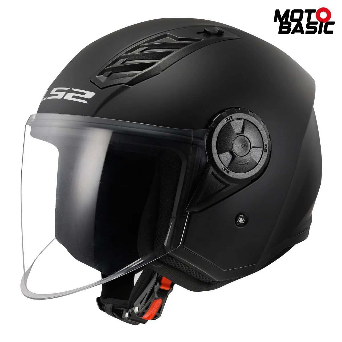 Casco LS2 Airflow II Solid Negro Mate