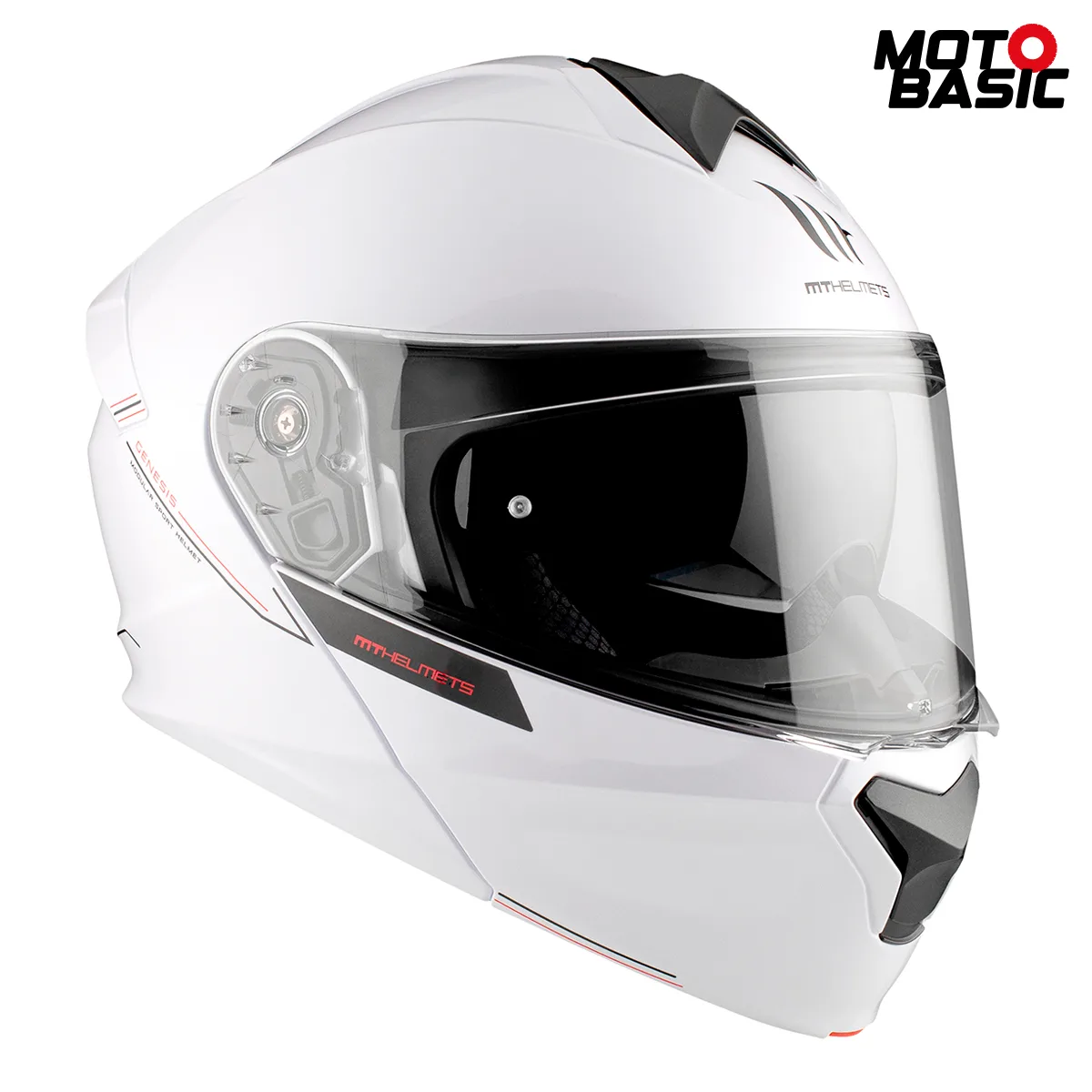 Casco MT Genesis SV Solid Blanco
