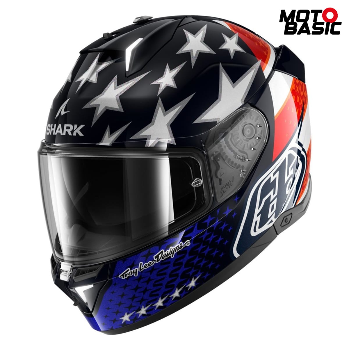 Casco SHARK Skwal i3 US Flag Azul/Blanco/Rojo