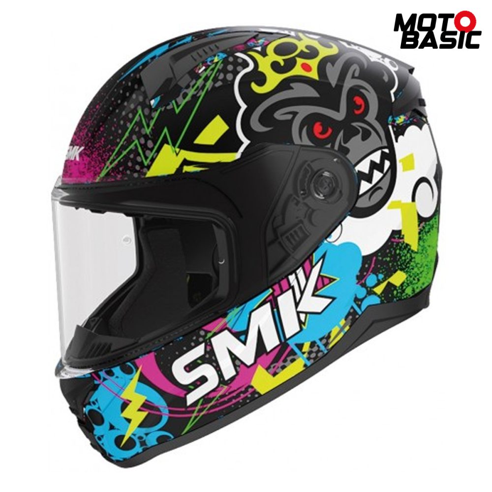Casco SMK Bionic Kid Chimpz 🥇🥇🥇 MOTOBASIC