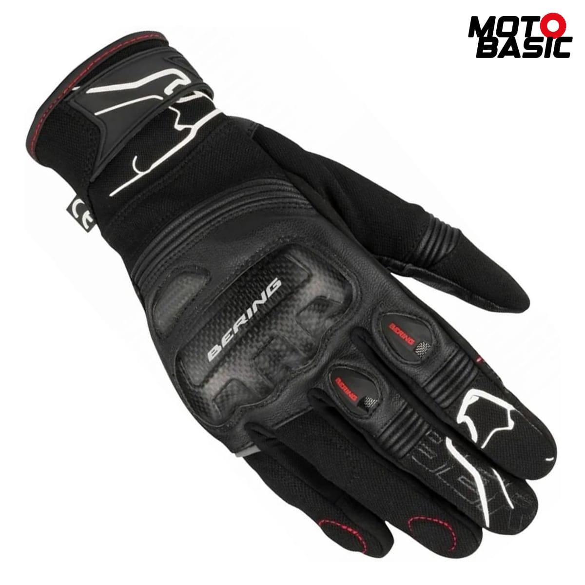 Guantes BERING Cortex Negro/Blanco