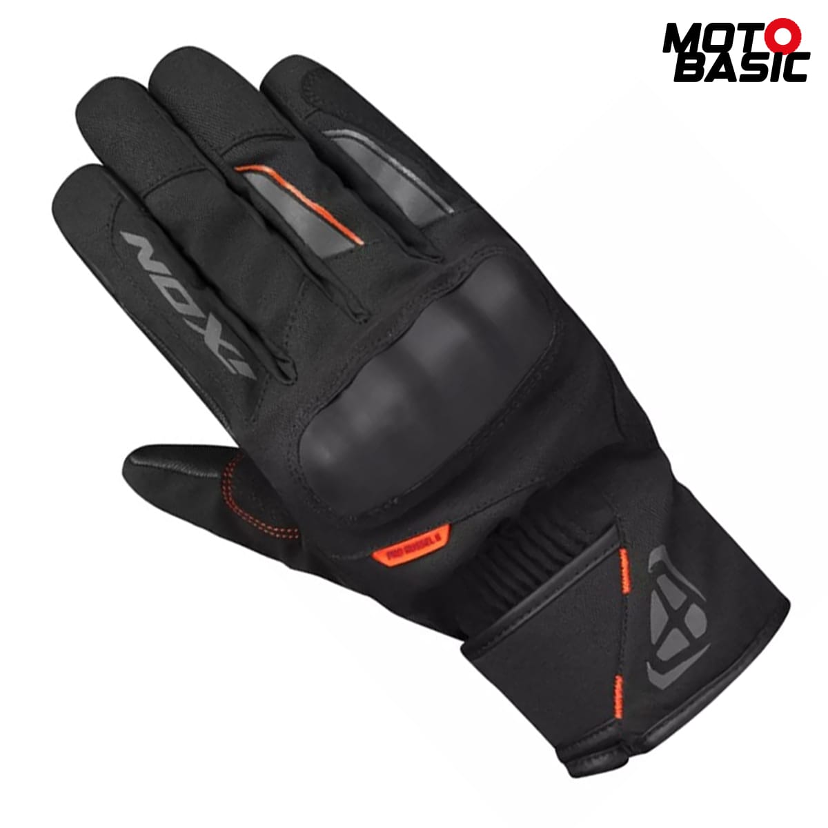 Guantes IXON Pro Russel 2 Negro/Gris/Naranja