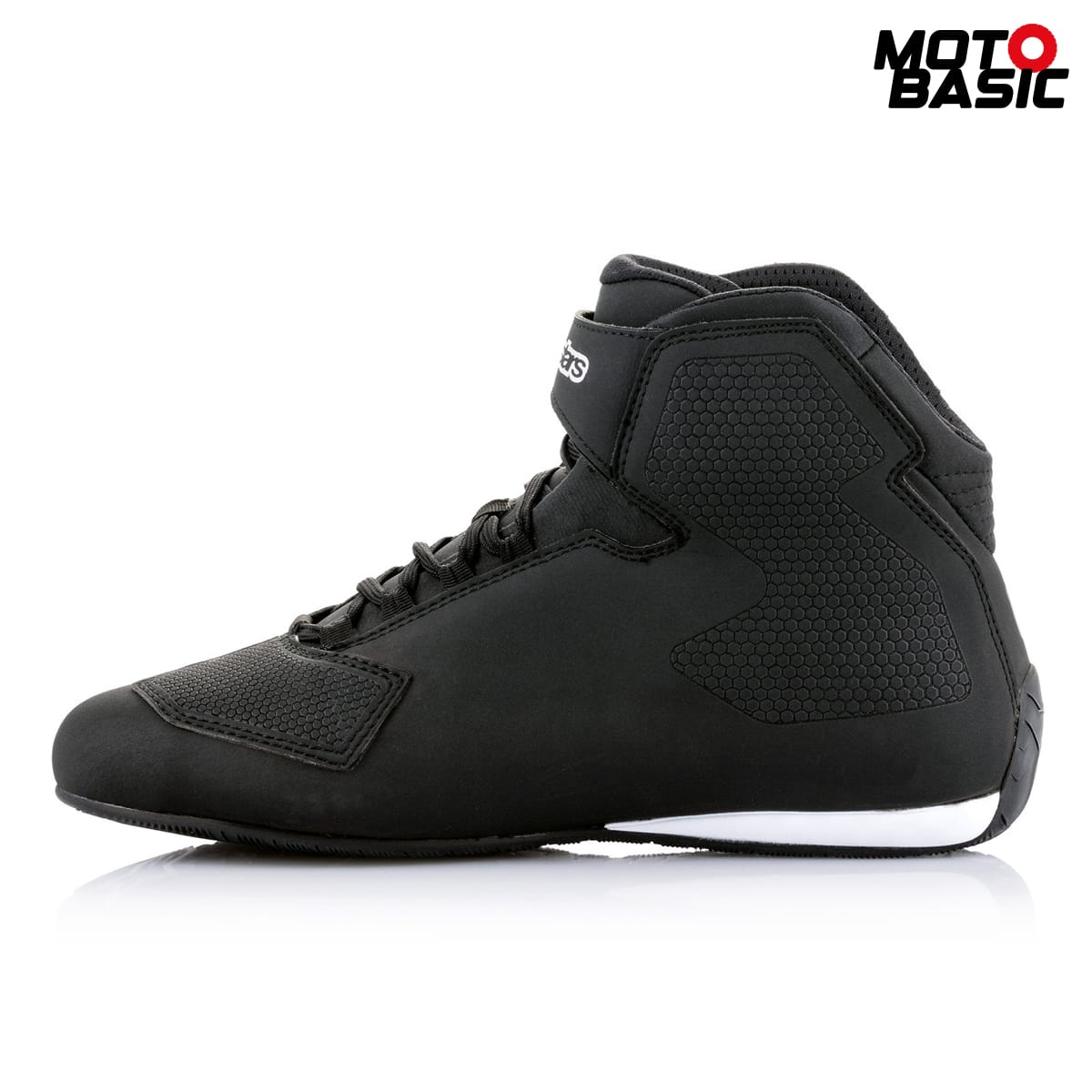 botin-alpinestars-sektor-negro-blanco-rojo-fluor 3