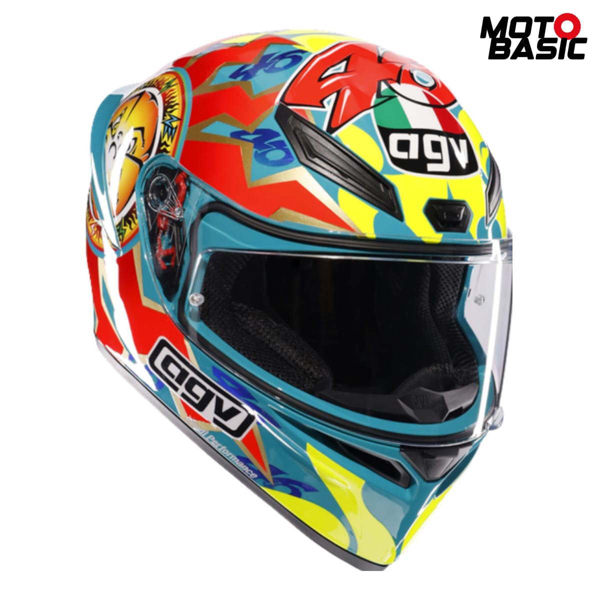 Casco AGV K1 S Rossi Mugello 1999