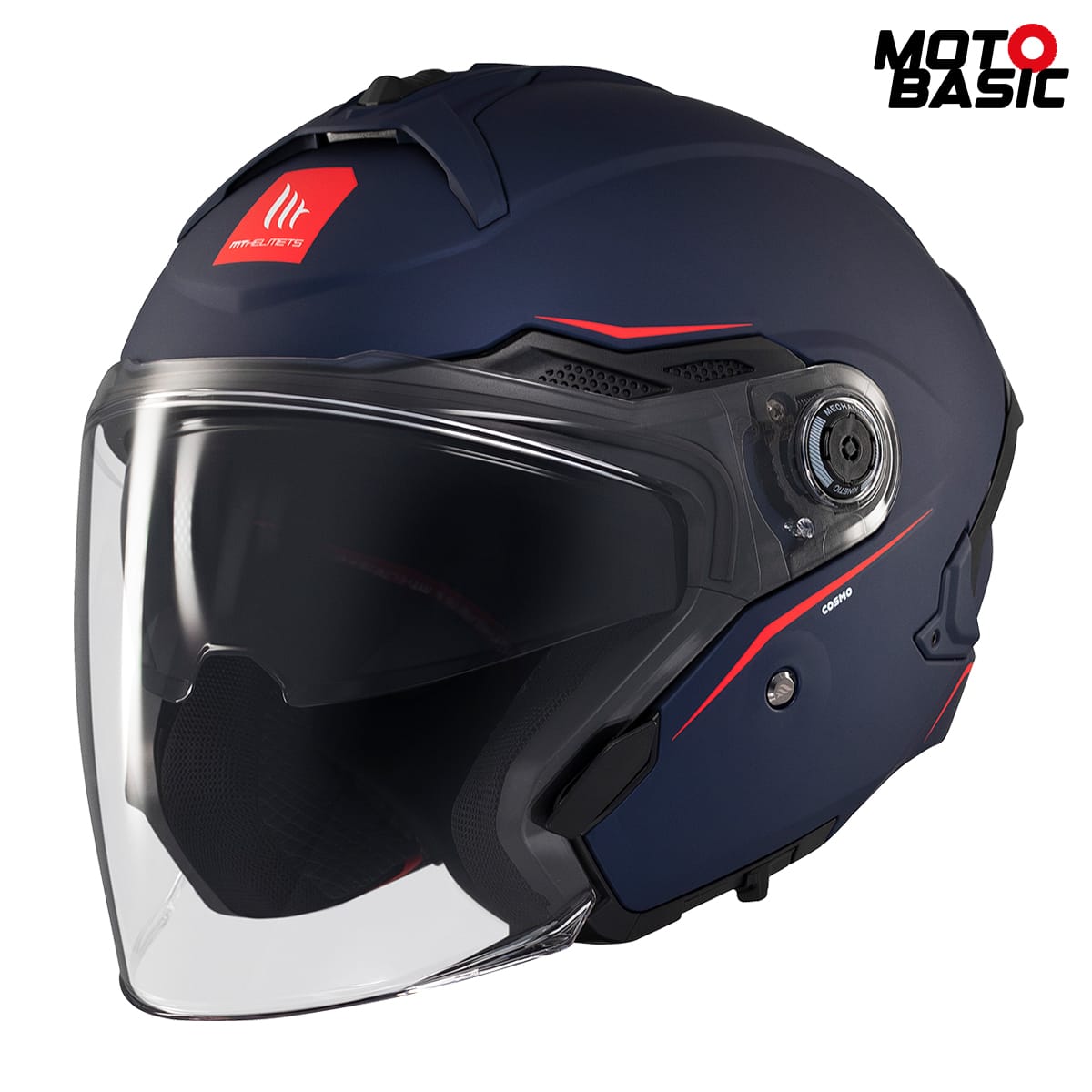 Casco MT Cosmo SV Solid Azul Mate