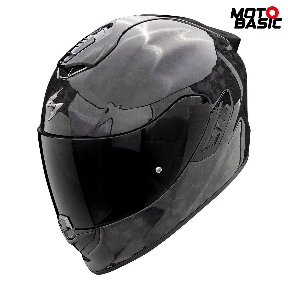Casco SCORPION EXO-1400 Evo II Carbon Air Onyx Negro
