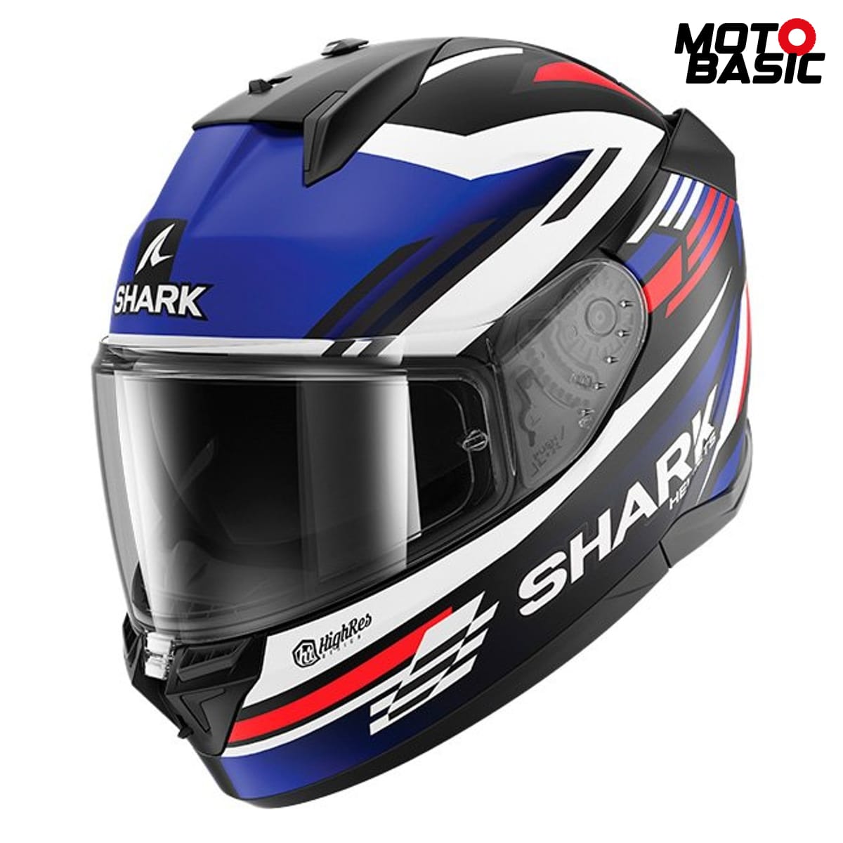 Casco SHARK D-Skwal 3 Firstlap Negro/Azul/Rojo/Blanco