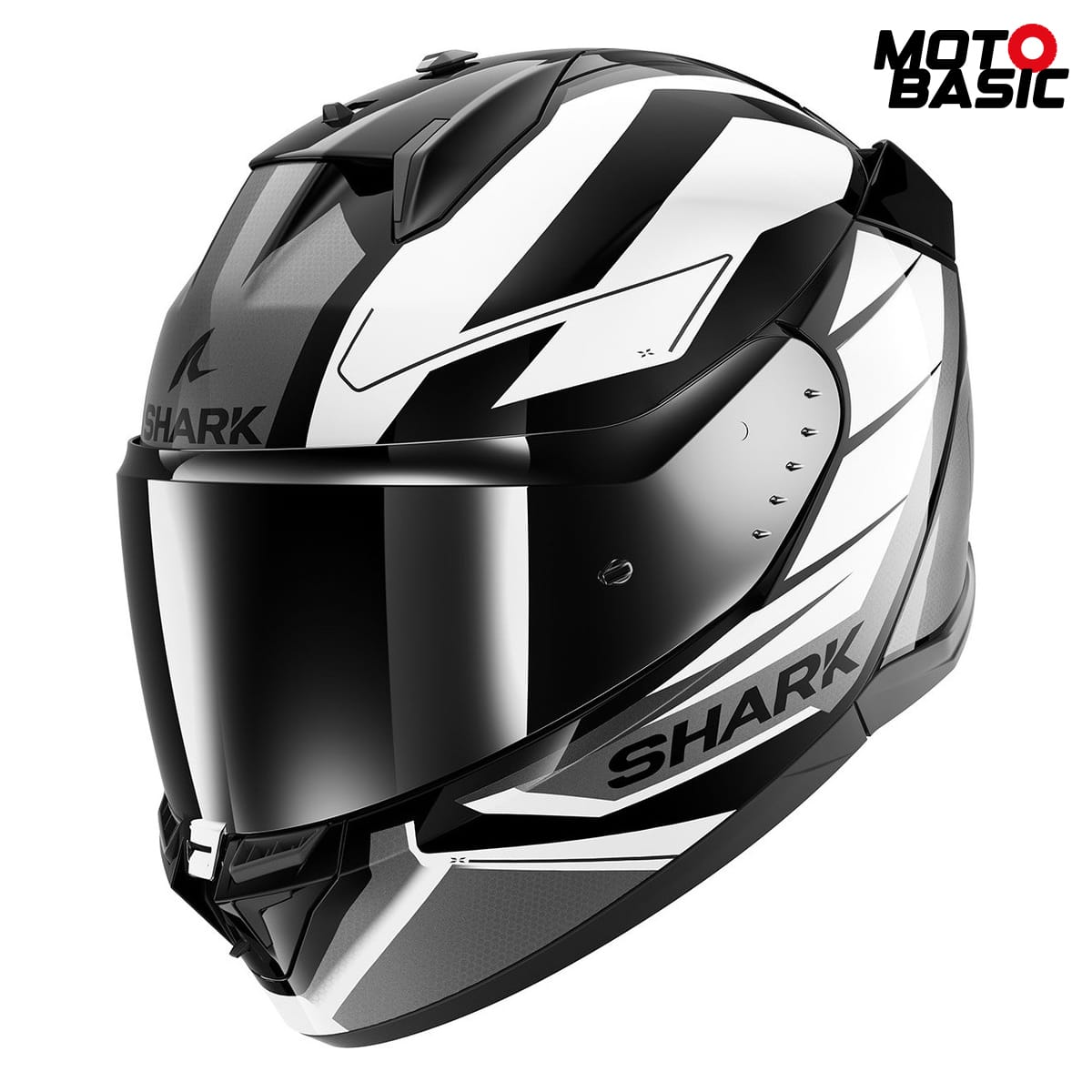 Casco SHARK D-Skwal 3 Sizler Negro/Blanco/Antracita