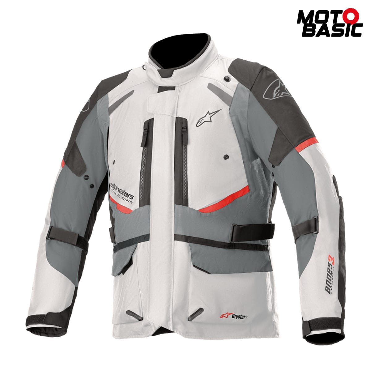 Chaqueta ALPINESTARS Andes V3 Drystar Gris Hielo/Gris Oscuro