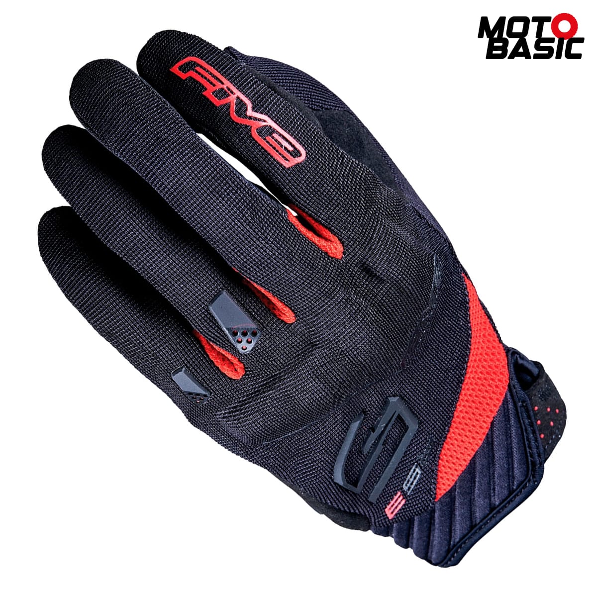 Guantes FIVE RS3 Evo Negro/Rojo