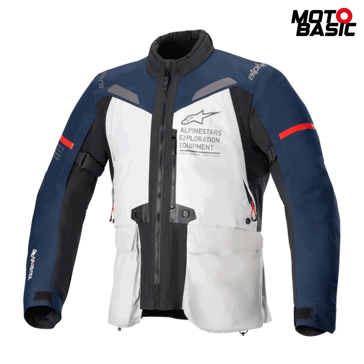 Chaqueta ALPINESTARS ST-7 2L Gore-Tex Gris Hielo/Azul/Negro