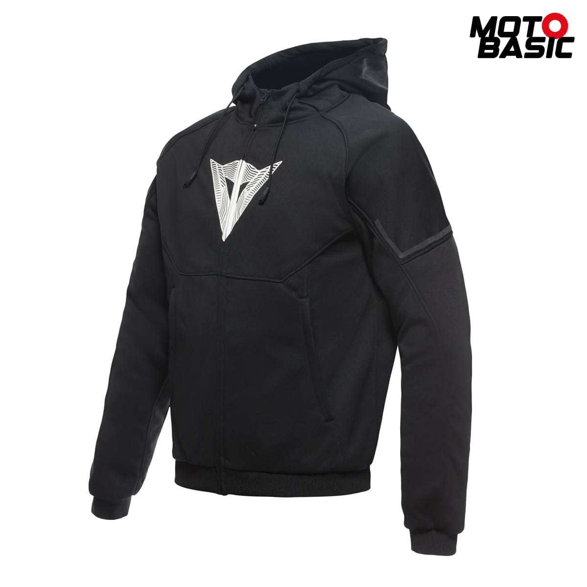 Chaqueta DAINESE Daemon-X Safety Hoodie Full Zip Negro/Blanco