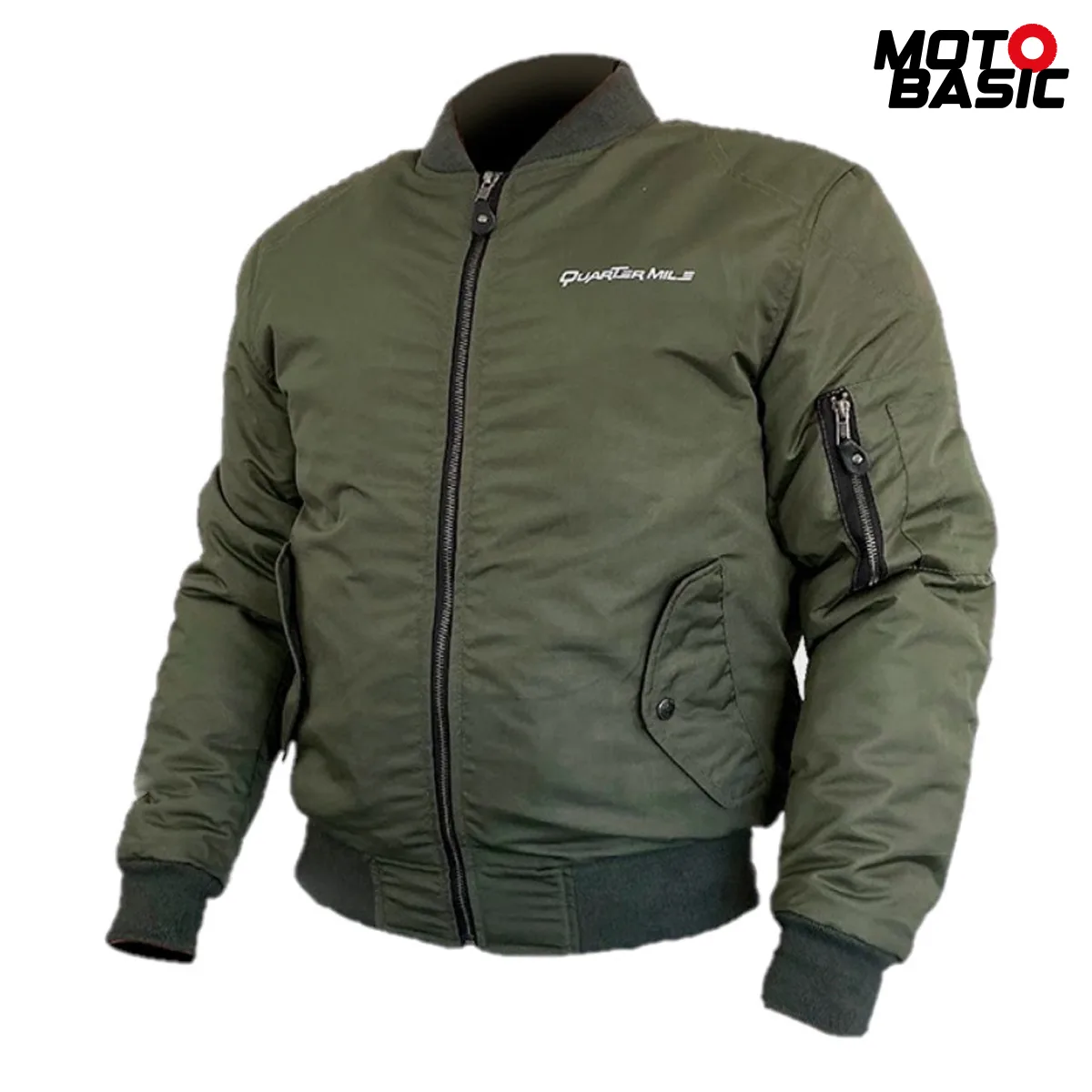 Chaqueta QUARTER MILE Bomber Verde