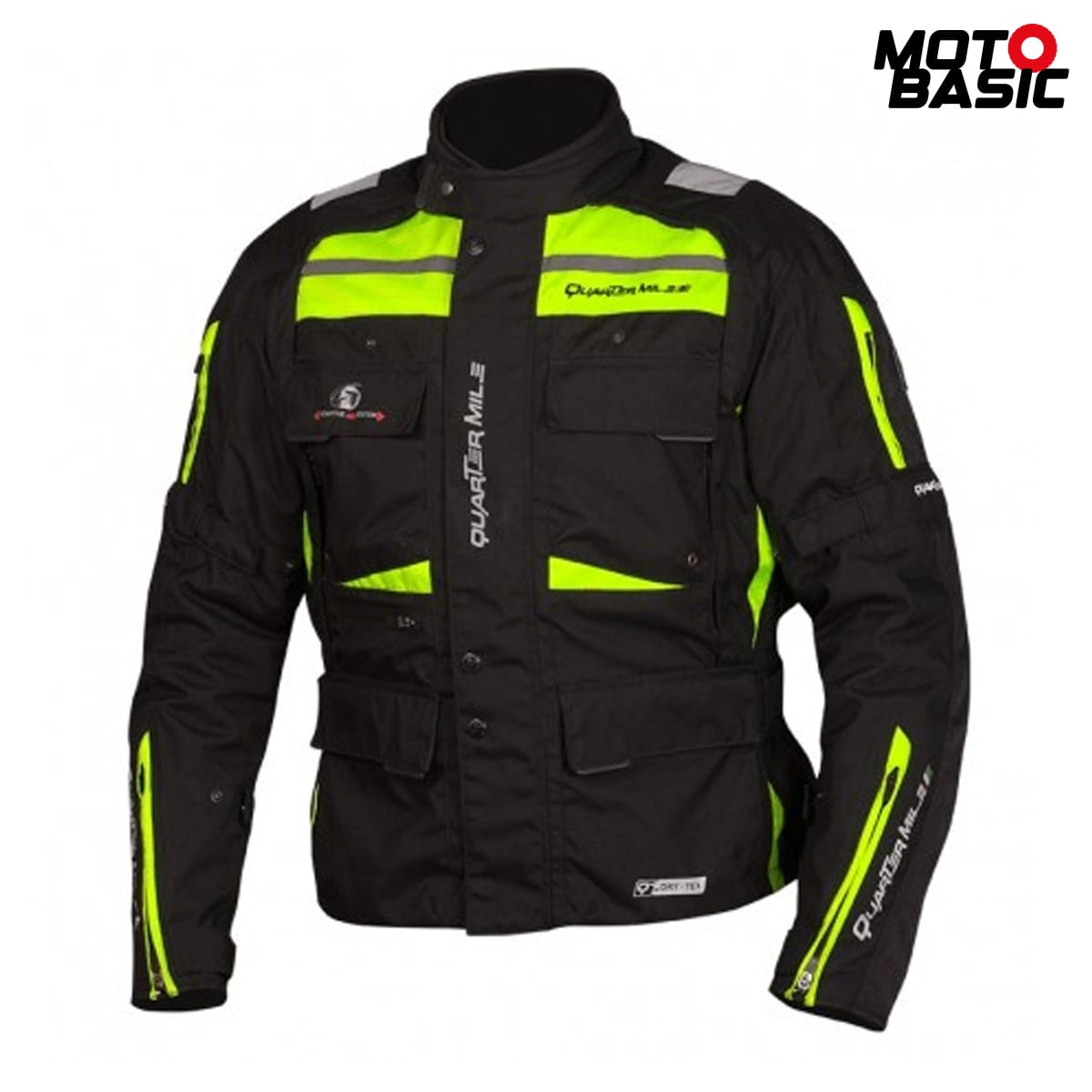 Chaqueta QUARTER MILE Trystar Negro/Amarillo Fluor