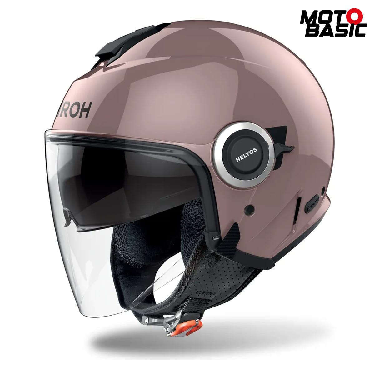 Casco AIROH Helyos Color Rosa Metálico