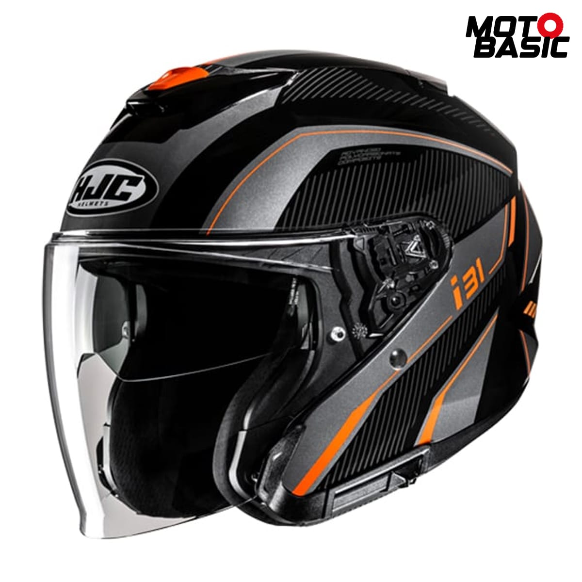 Casco HJC i31 Reno Negro/Gris/Naranja
