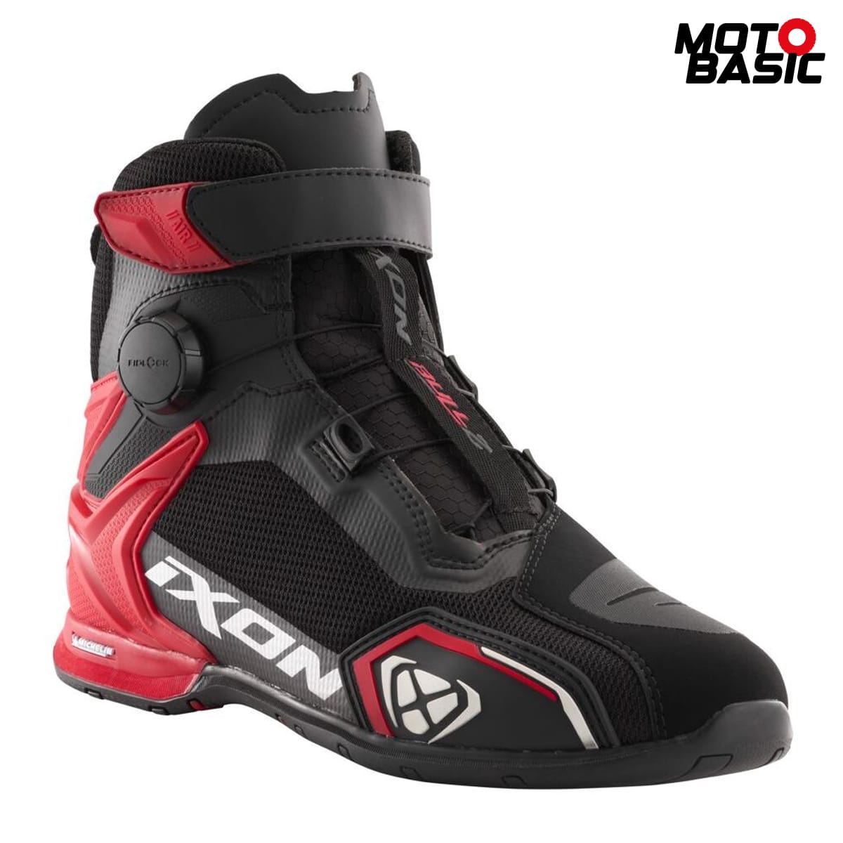 Botín IXON Bull 2 Air Negro/Blanco/Rojo