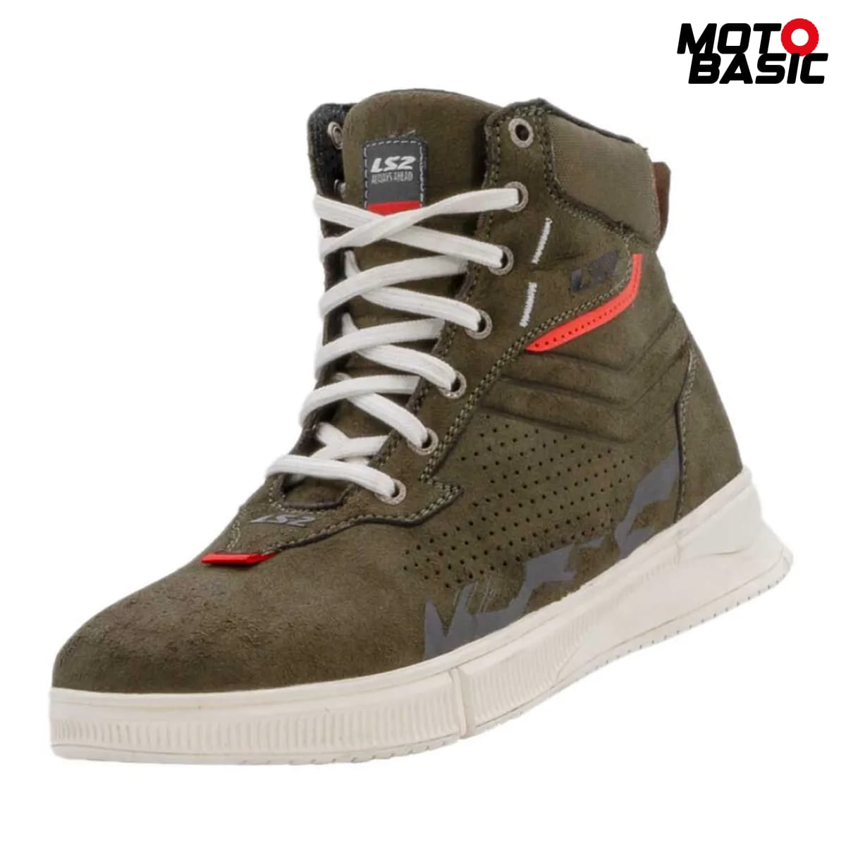 Botín LS2 Chrome Verde