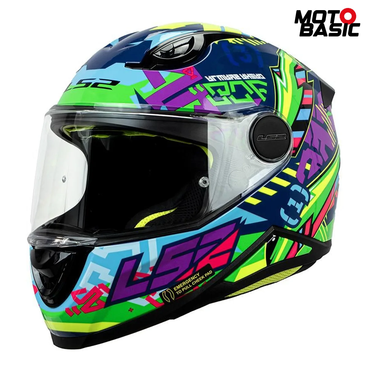 Casco LS2 Kid Svent Azul/Verde