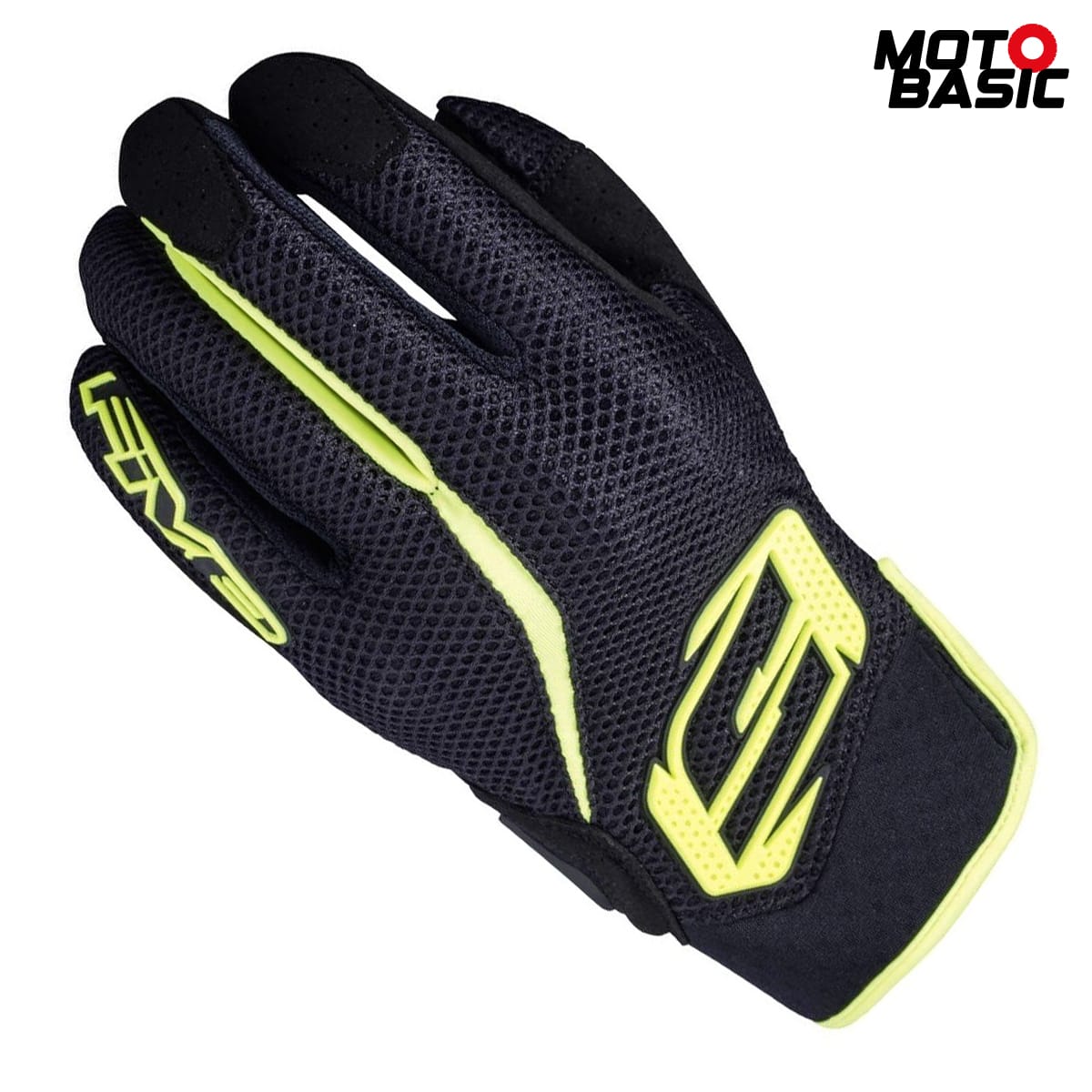 Guantes FIVE RS5 Air Negro/Amarillo Fluor