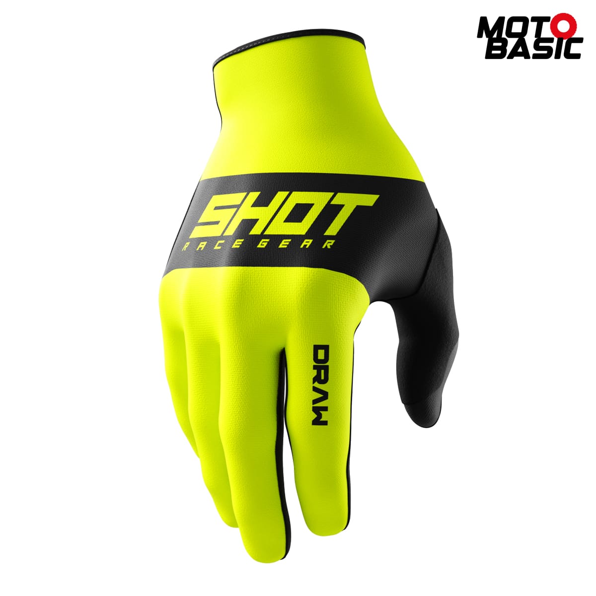 Guantes SHOT Draw Sky Amarillo Fluor/Negro