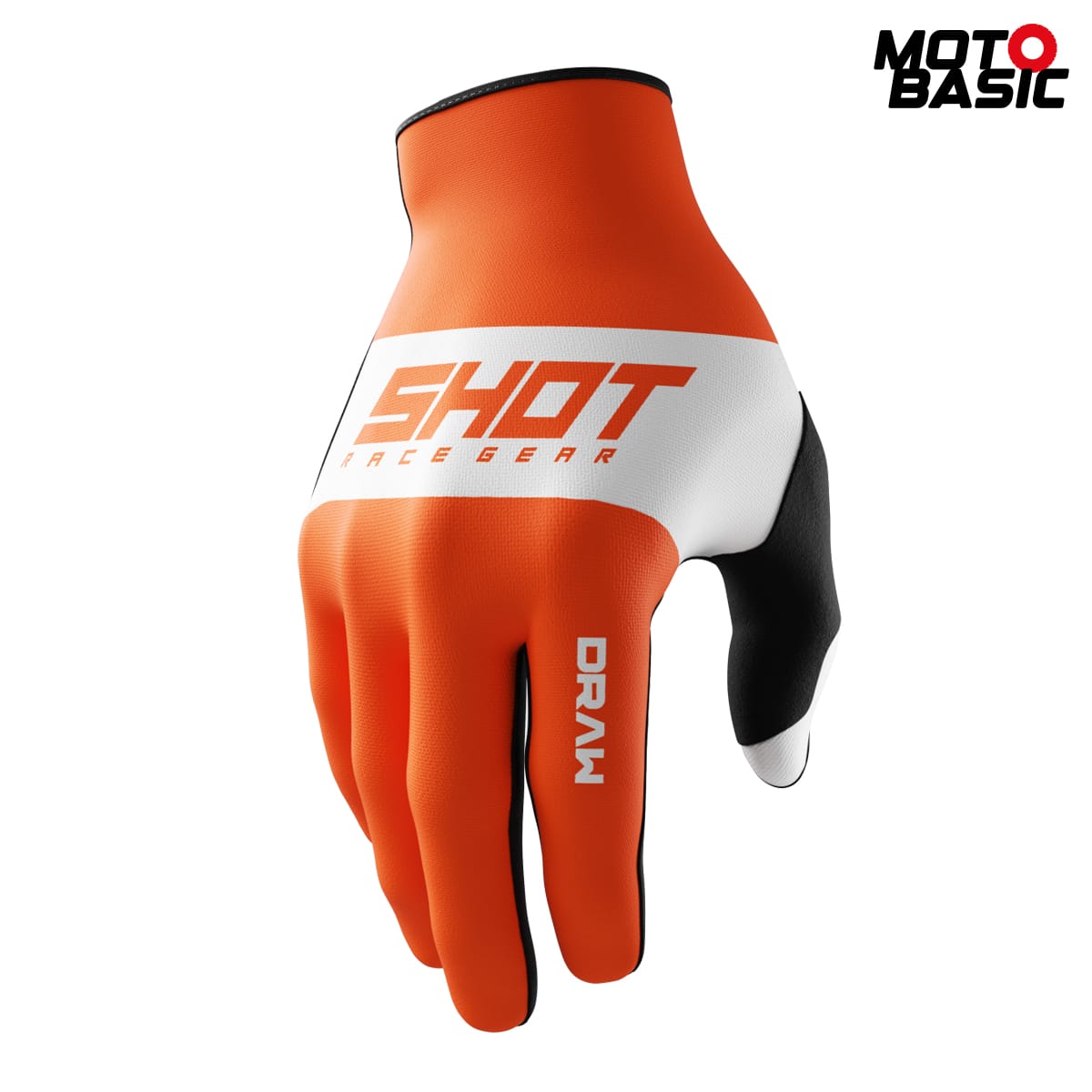 Guantes SHOT Draw Sky Naranja/Blanco/Negro