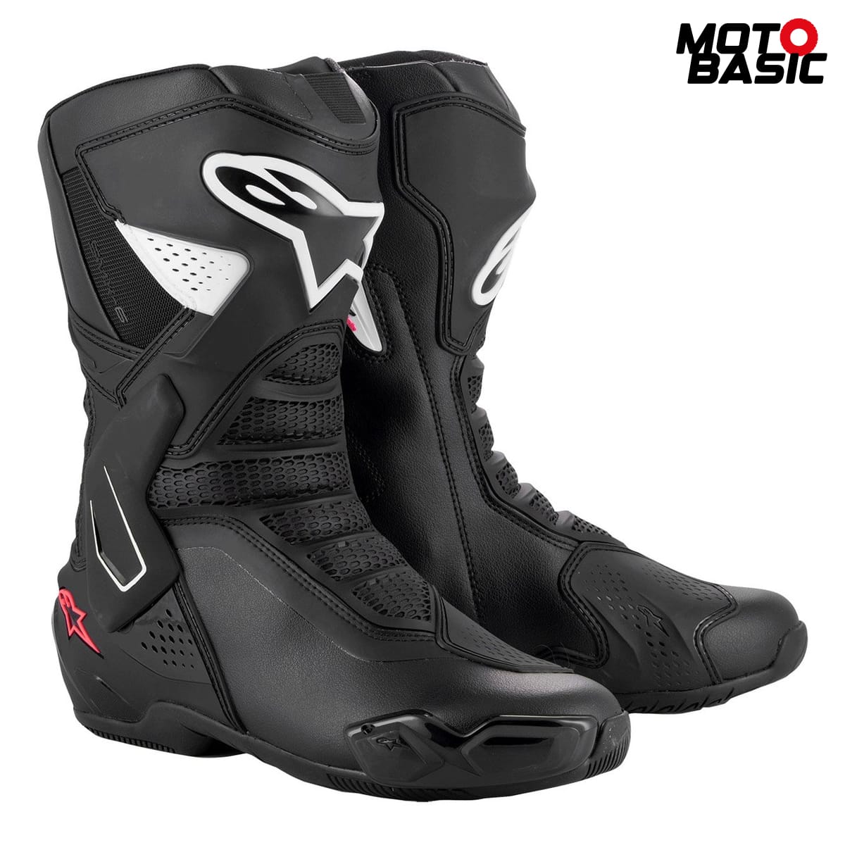 Botas ALPINESTARS Stella SMX-6 V3 Negro/Blanco/Rosa Diva