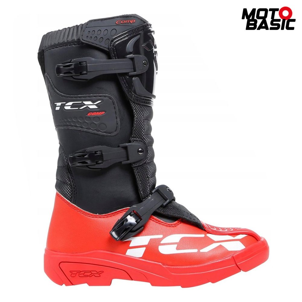 Botas TCX Comp Kid Negro/Rojo 🥇