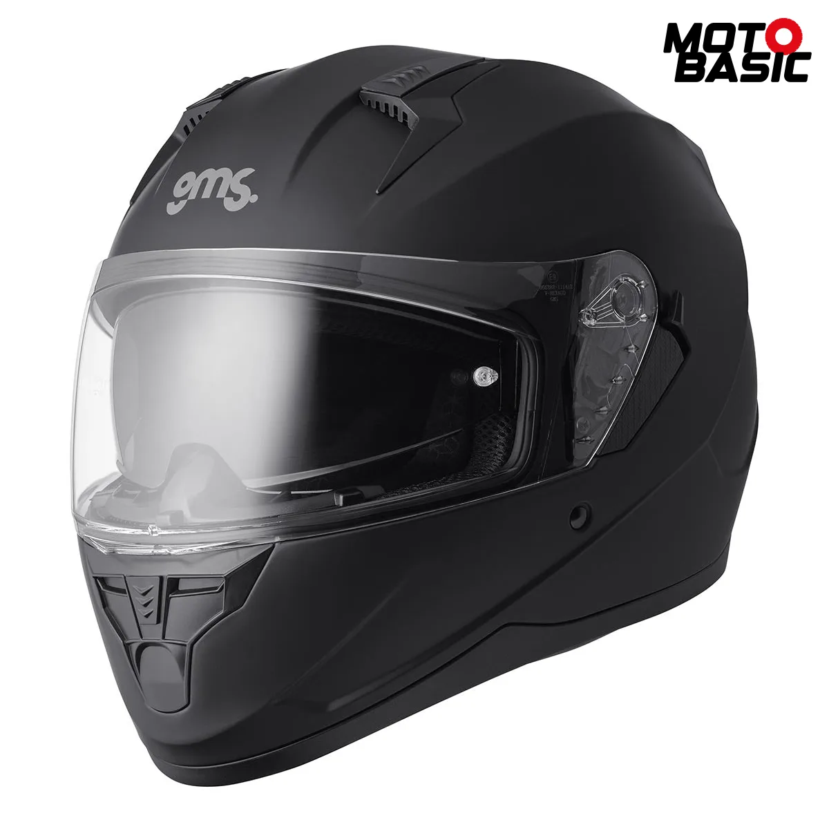 Casco GMS Hexago Solid Negro Mate