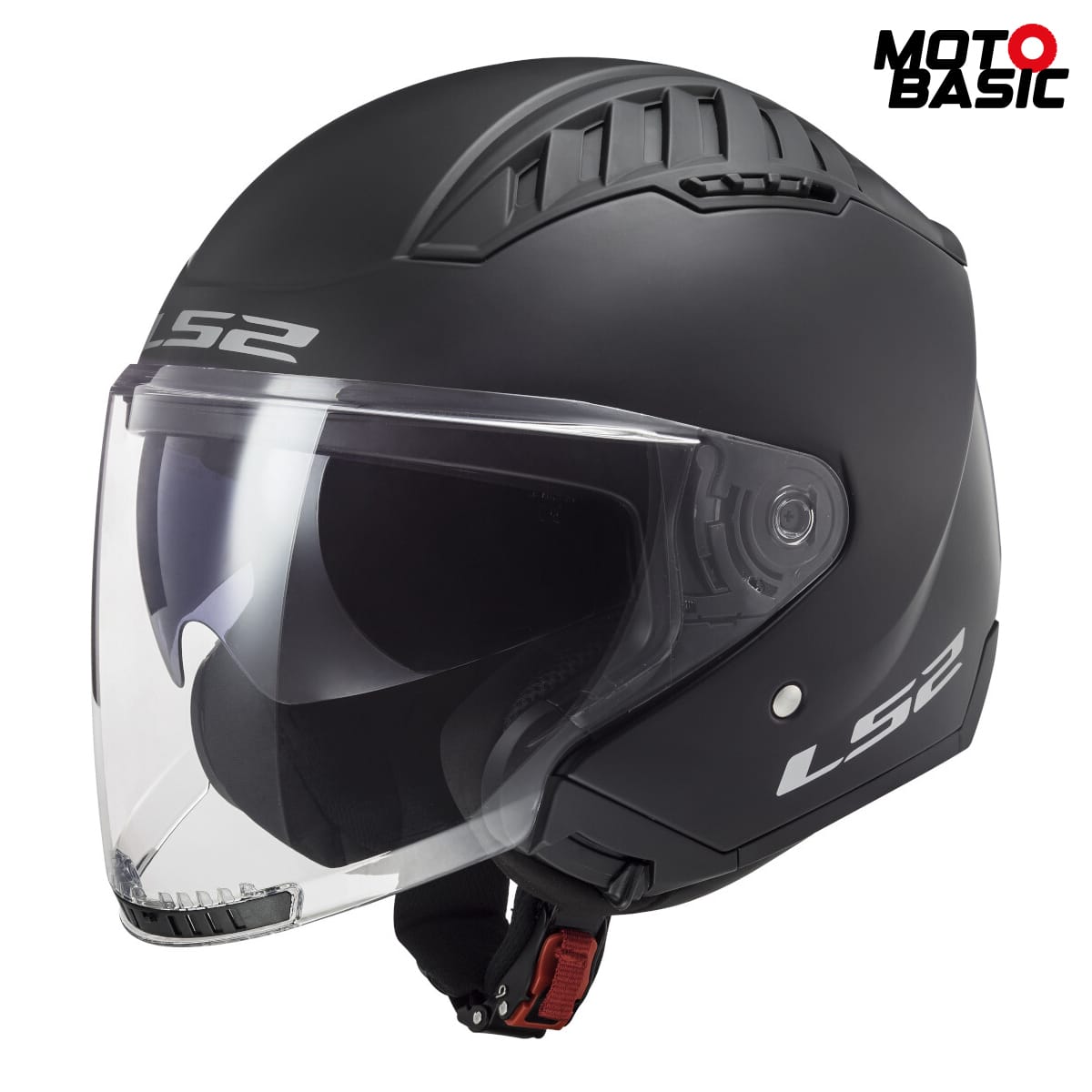 Casco LS2 Copter II Solid Negro Mate