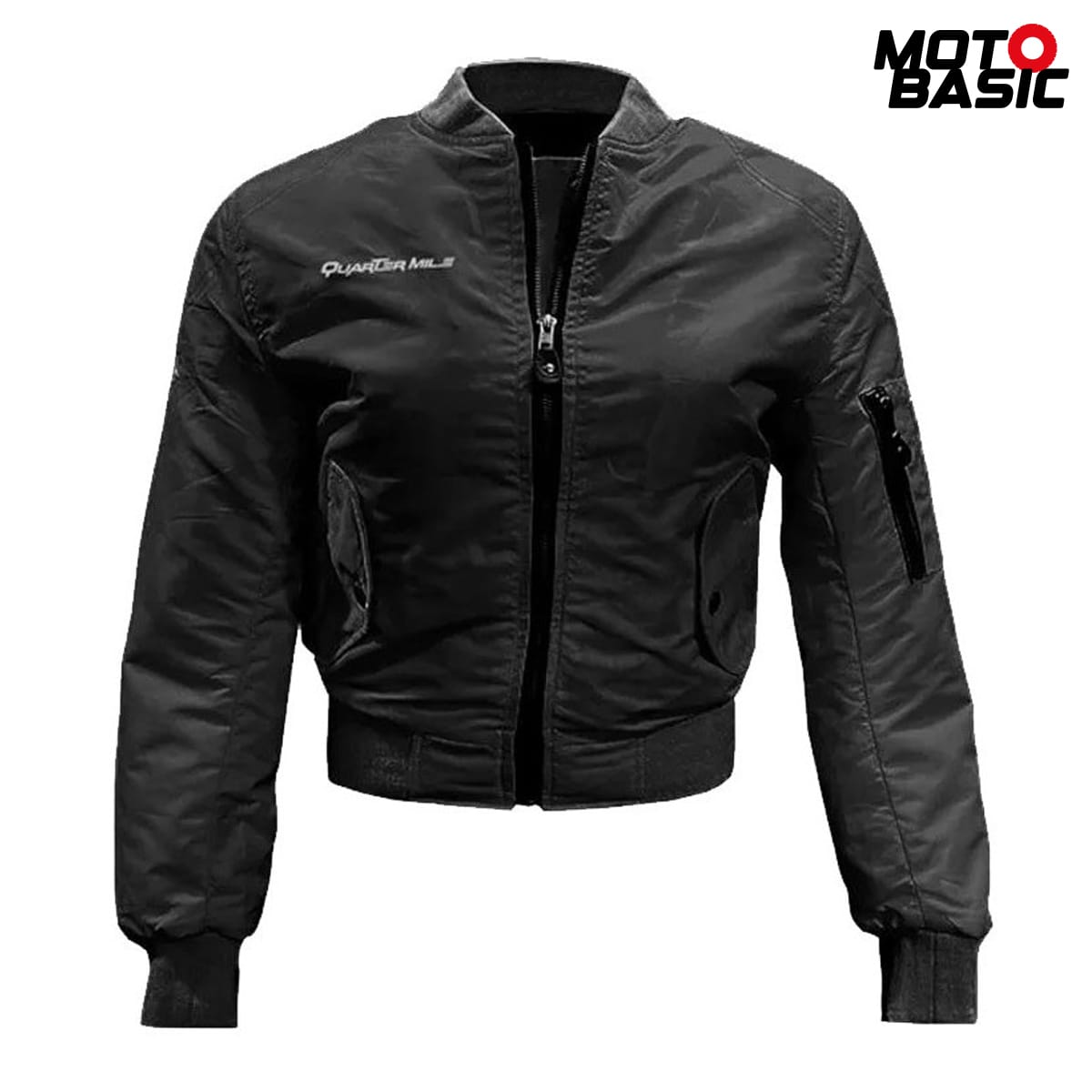 Chaqueta QUARTER MILE Bomber Lady Negro