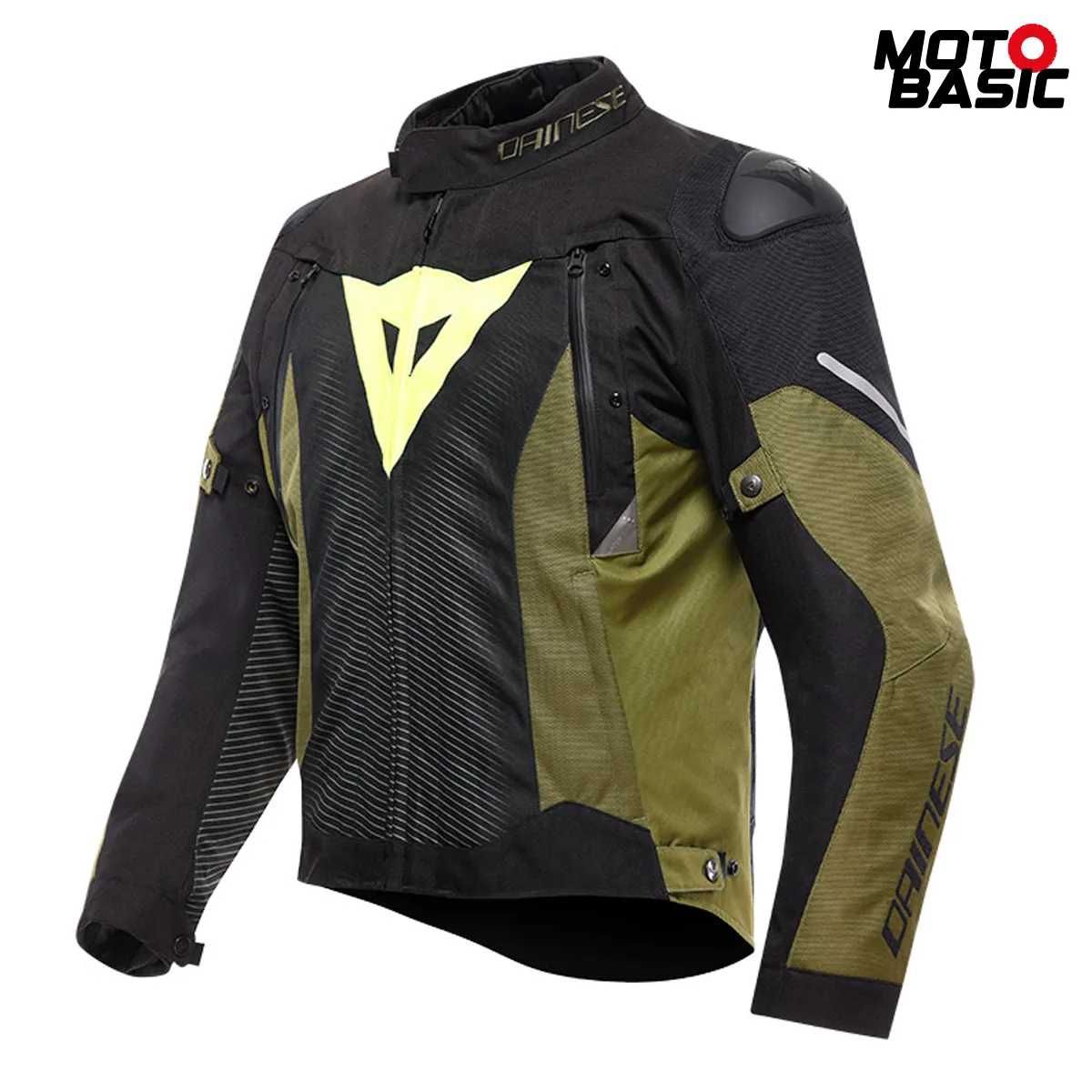 Chaqueta DAINESE Super Sprint D-Dry Negro/Verde/Amarillo Fluor