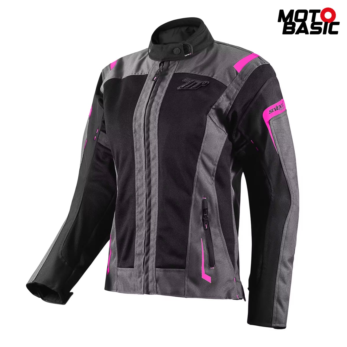 Chaqueta SEVENTY SD-JT68 Sahara Lady Gris/Fucsia