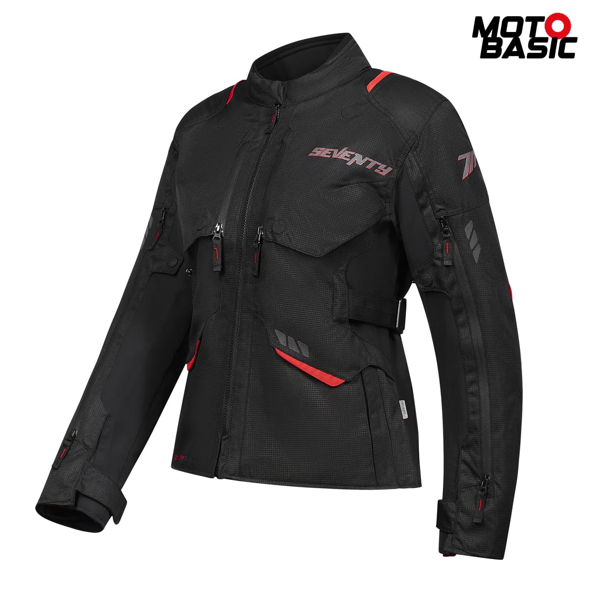 Chaqueta SEVENTY SD-JT69 Tanami Lady Negro/Rojo