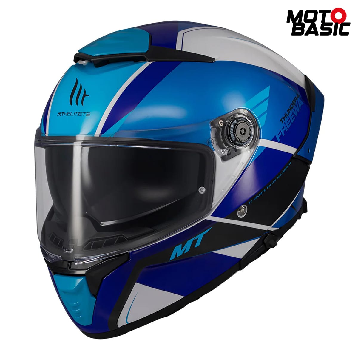 Casco MT Thunder 4 SV Freeway Azul/Blanco