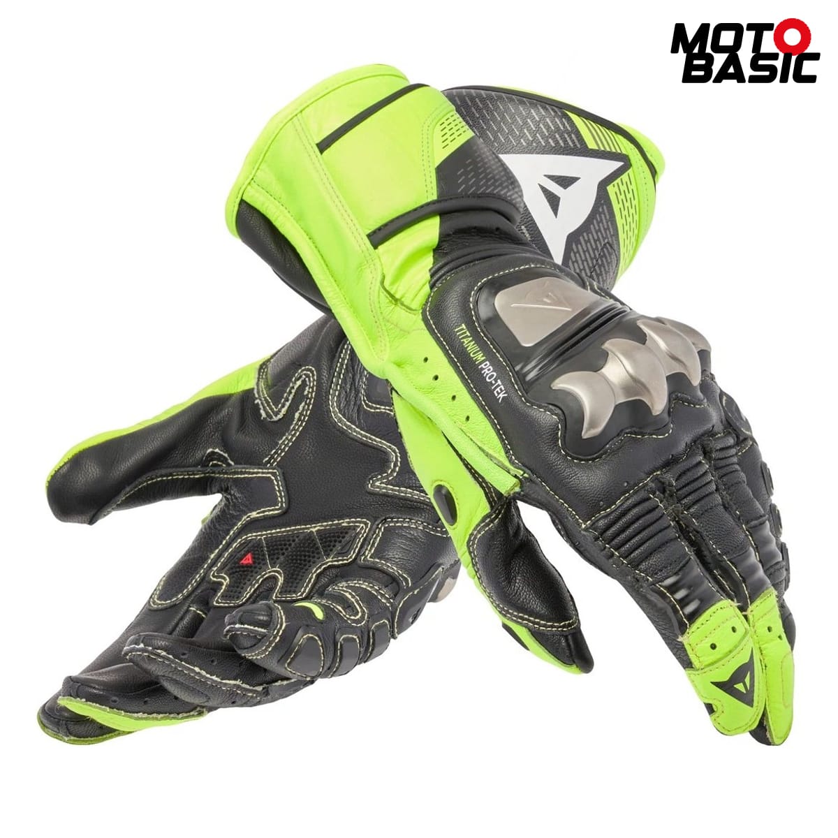 Guantes DAINESE Full Metal 7 Negro/Amarillo Fluor