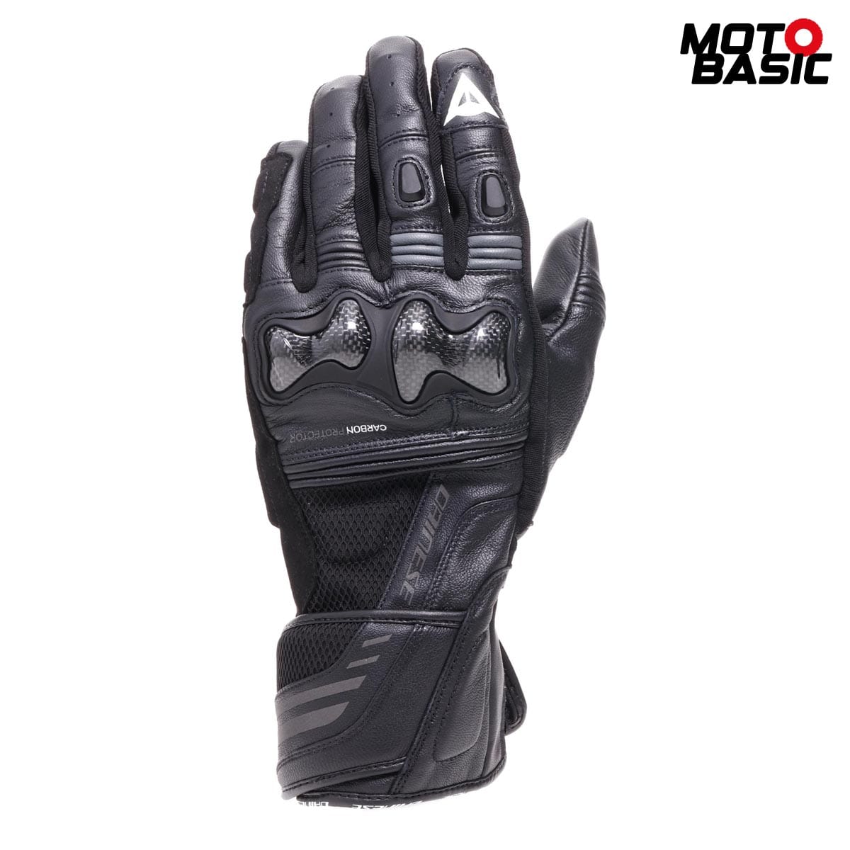 Guantes DAINESE Reacto Carbon Long Negro/Antracita