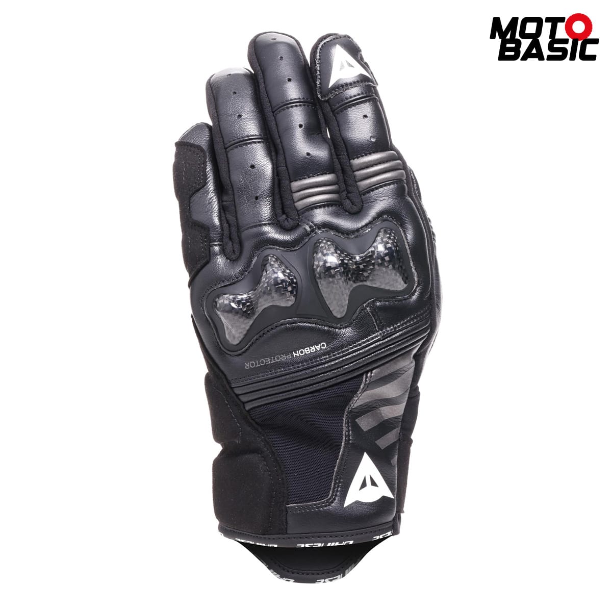 Guantes DAINESE Reacto Carbon Short Negro/Antracita