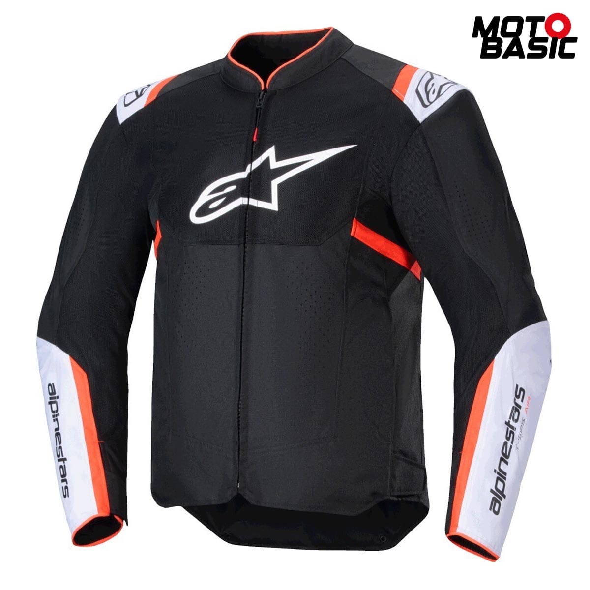 Chaqueta ALPINESTARS T-SPS Air V2 Negro/Blanco/Rojo Fluor
