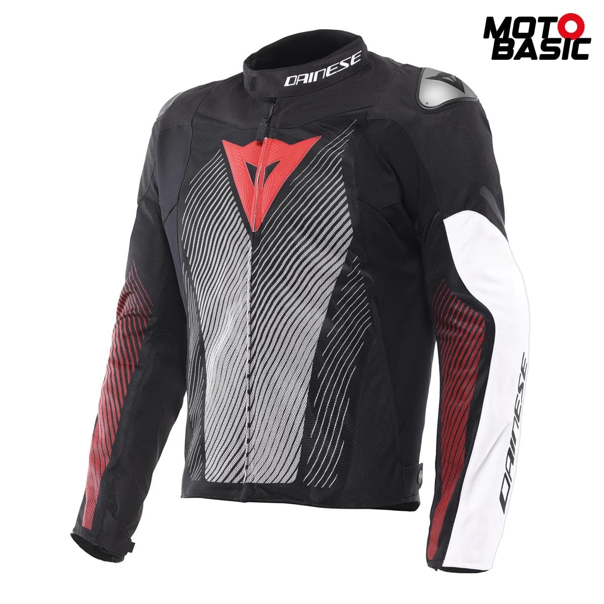 Chaqueta DAINESE Ventar Air Negro/Blanco/Rojo