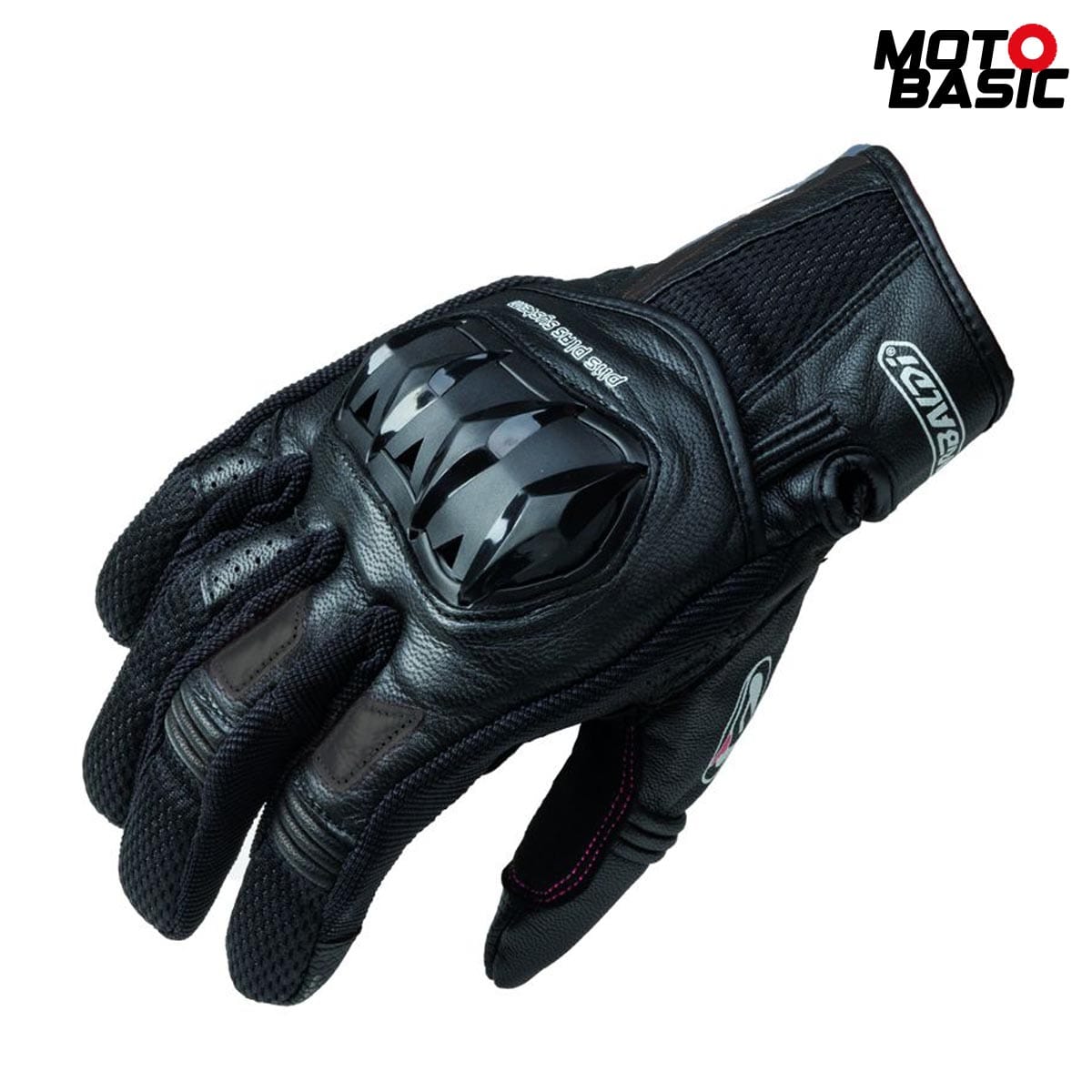 Guantes GARIBALDI Ariel Plis Plas Negro/Gris