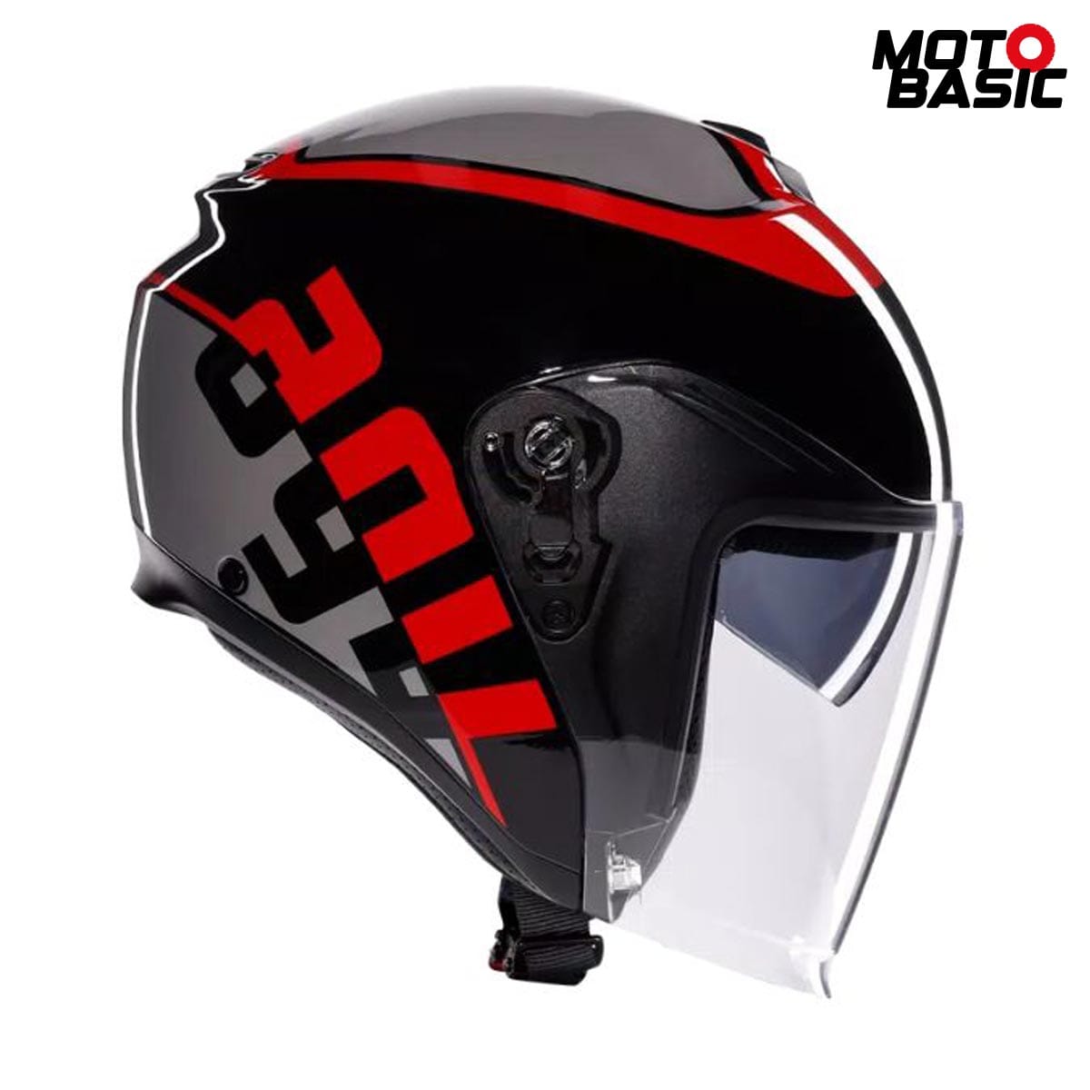 casco-agv-irides-valenza-gris-mate-negro-rojo 3