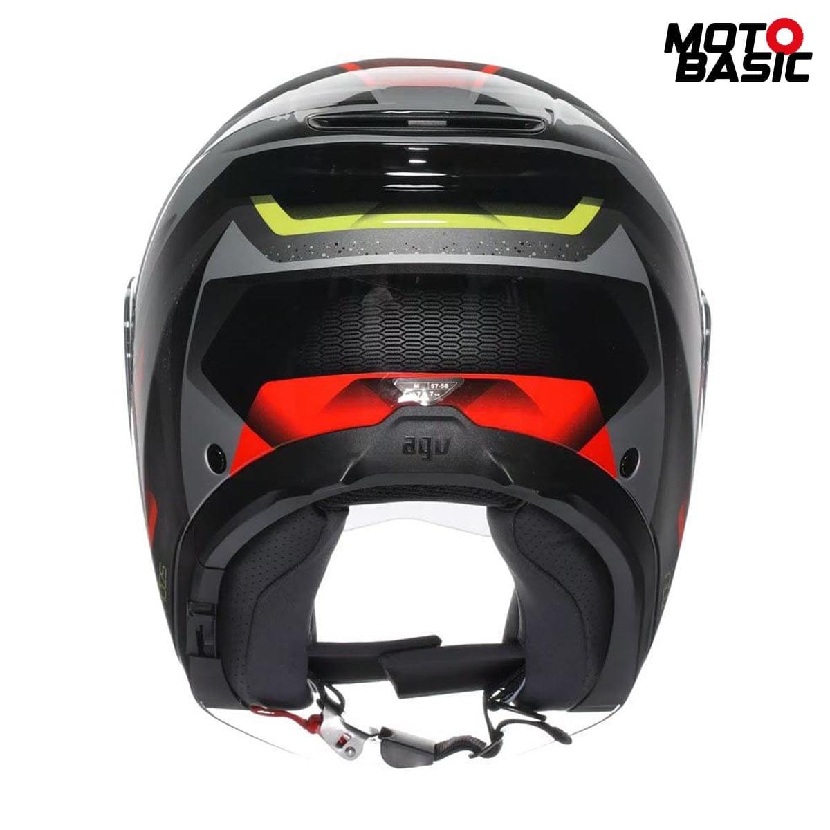 casco-agv-irides-zurigo-negro-rojo-amarillo-fluor 4