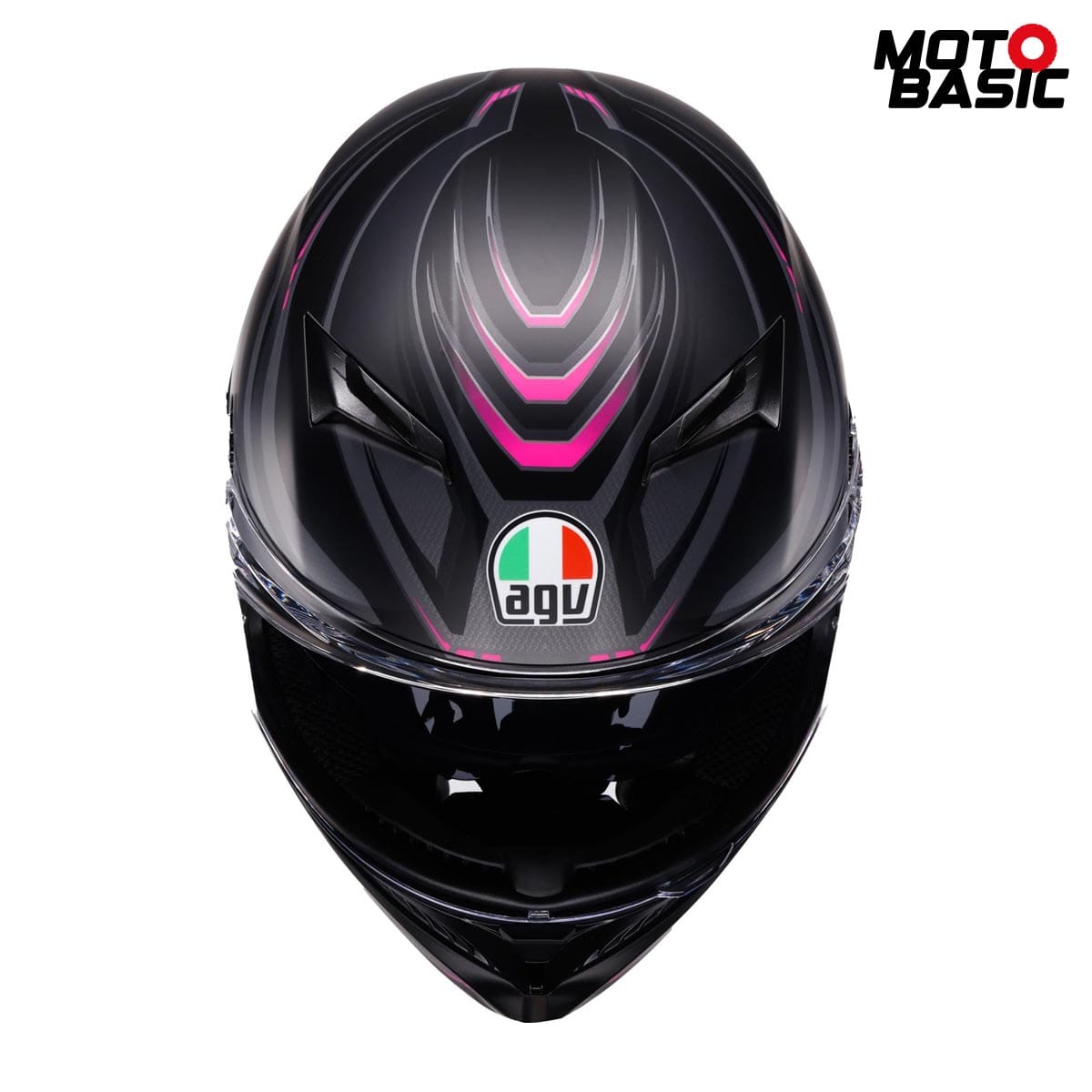 casco-agv-k3-syth-negro-mate-rosa 5