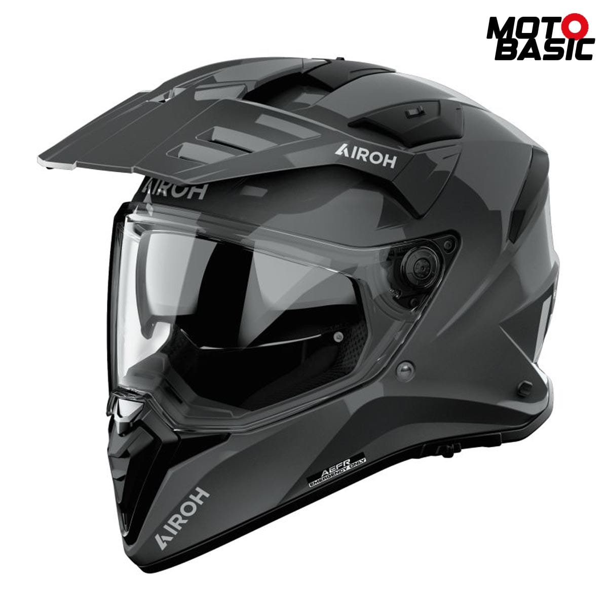 Casco AIROH Bandit Color Gris Oscuro
