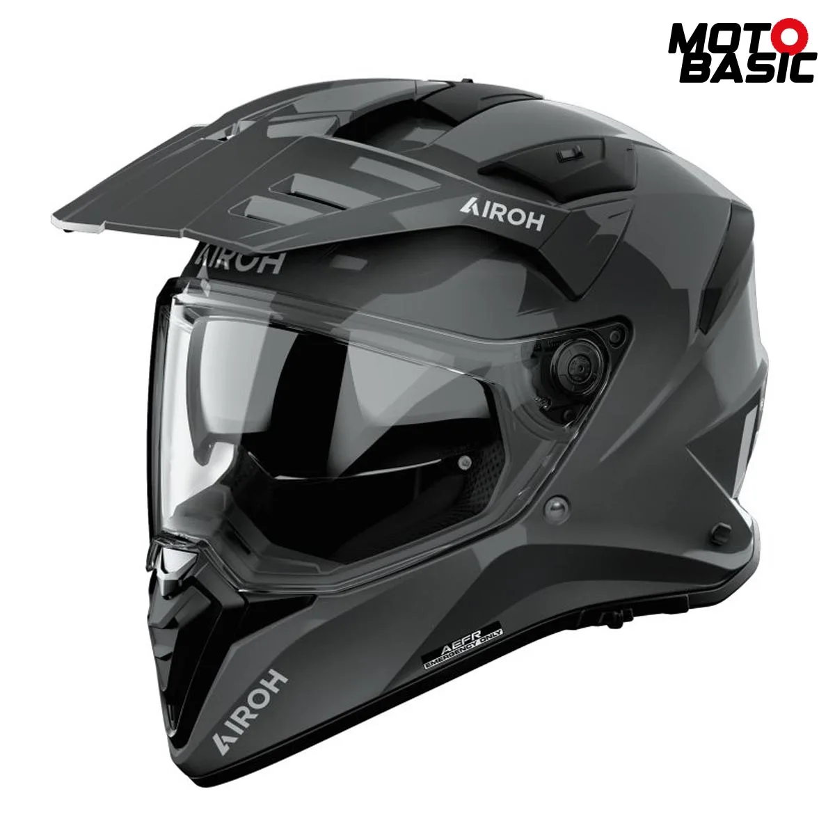 Casco AIROH Bandit Color Gris Oscuro