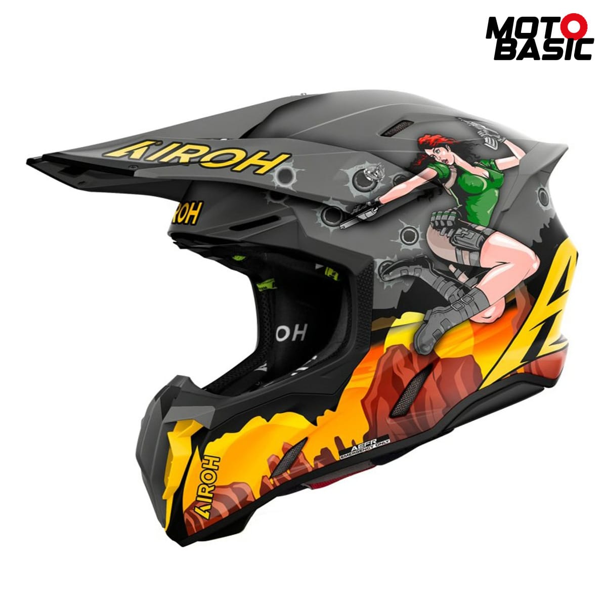 Casco AIROH Twist 3 Adventure Mate