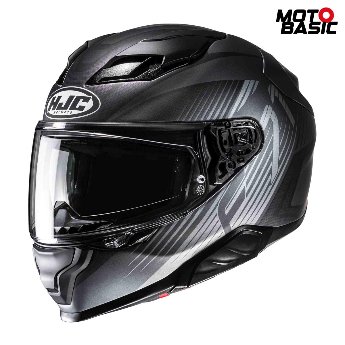 Casco HJC F71 Catos Negro/Gris