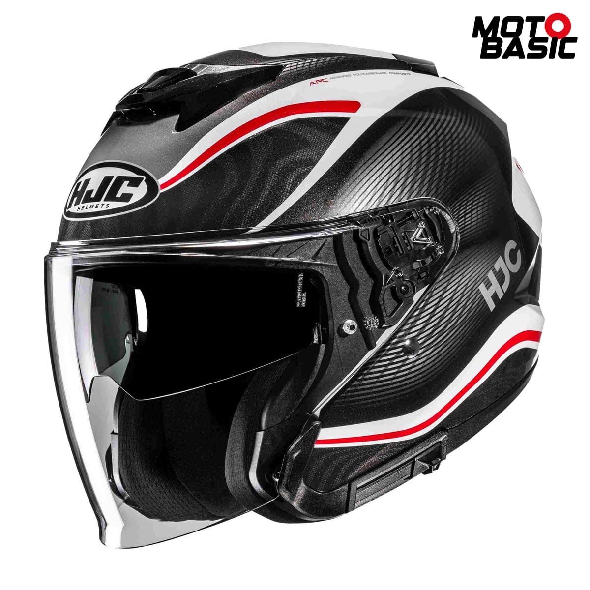Casco HJC i31 Depe Negro/Blanco/Rojo