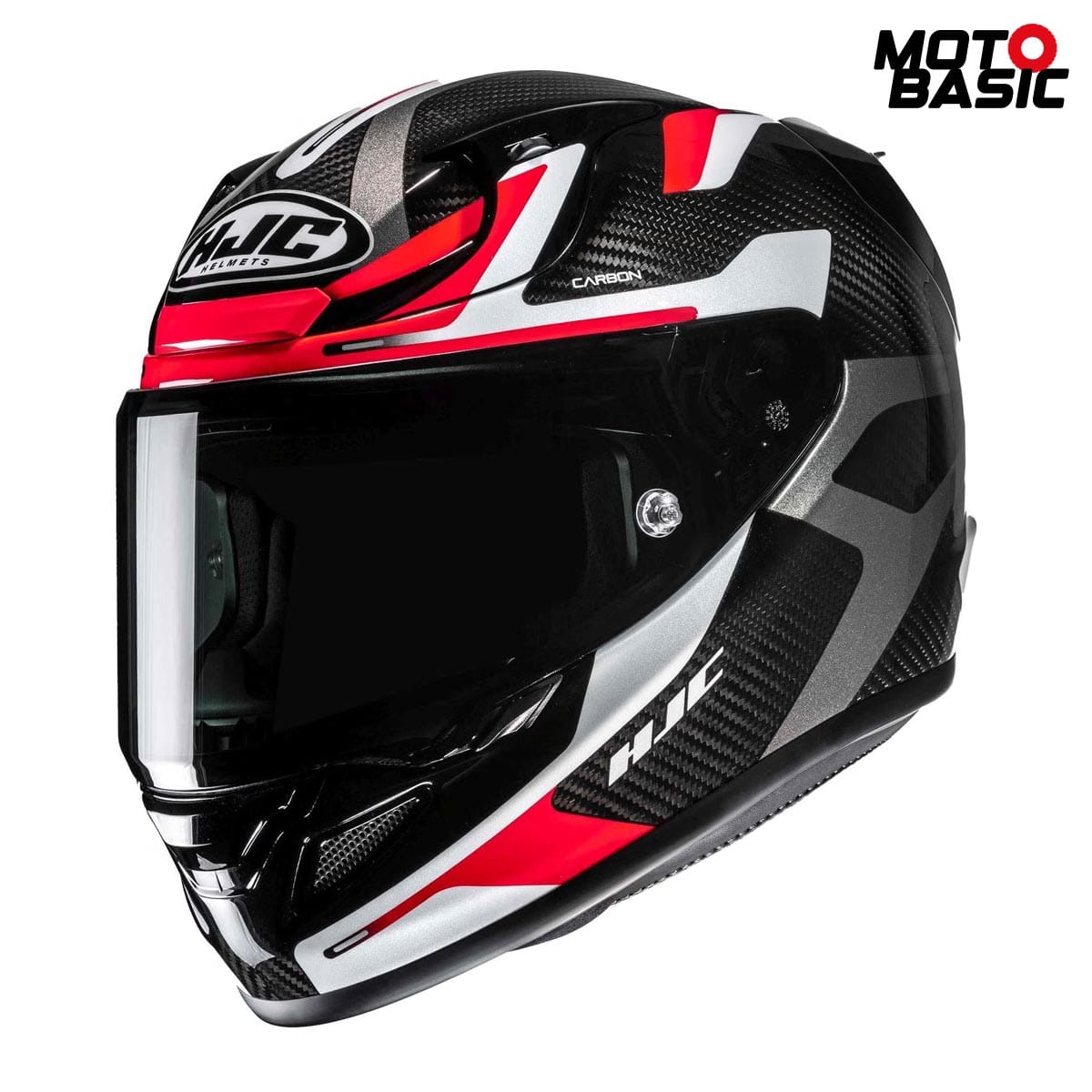 Casco HJC RPHA 12 Carbon Xentra Negro/Rojo/Blanco